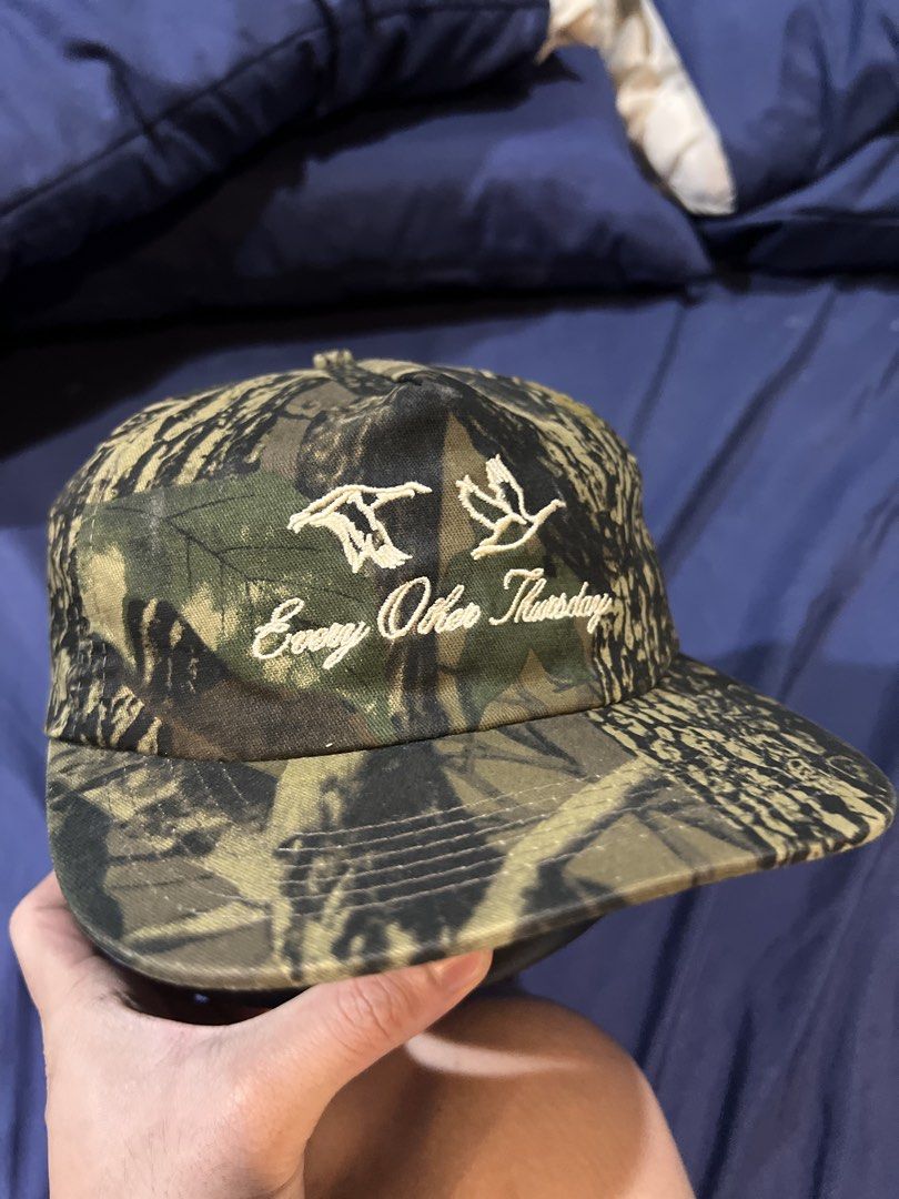 Every Other Thursday Camo Hat (Category: Caps & Hats) located in Manila. Submitted by commongoodsupply (Listing ID 1464720413, Image 2). Description: Used once .