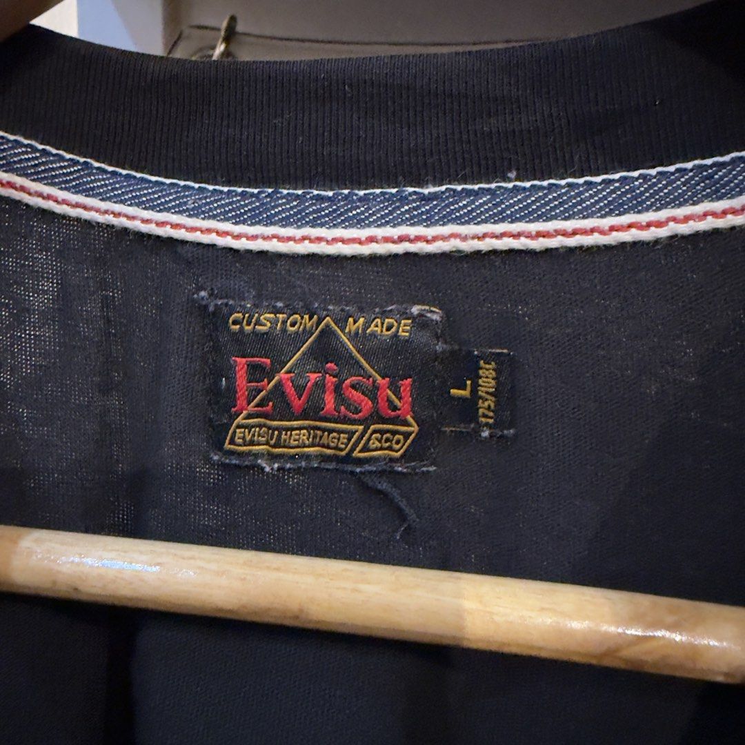 Evisu Big Logo Black Shirt (Category: Tshirts & Polo Shirts ) located in Manila. Submitted by jerichomal82553 (Listing ID 1464743791, Image 3). Description: Evisu Big Logo Black Shirt 20.5 by 29 Good Condition Complete Tags .