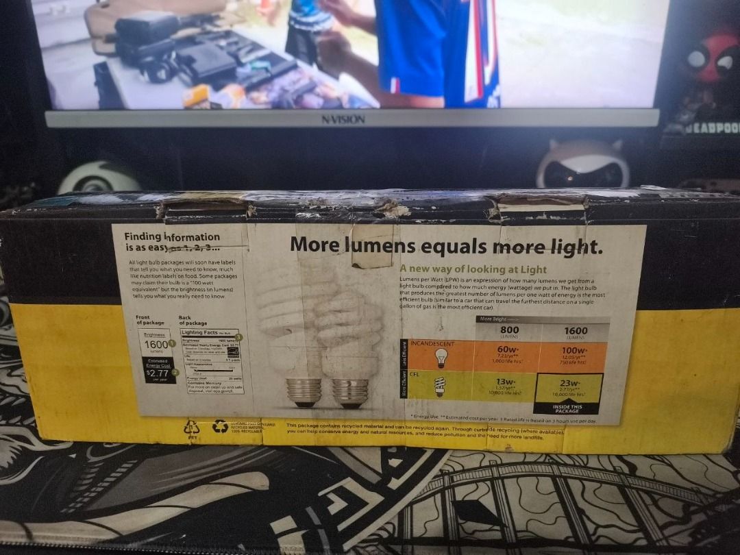 Feit Electric Lightbulbs 6 Pack (Category: Lighting) located in Pasig City. Submitted by randomstuffs23 (Listing ID 1464583429, Image 2). Description: Di pa nagamit natambak lang sa bodega for lalamove or pick up.