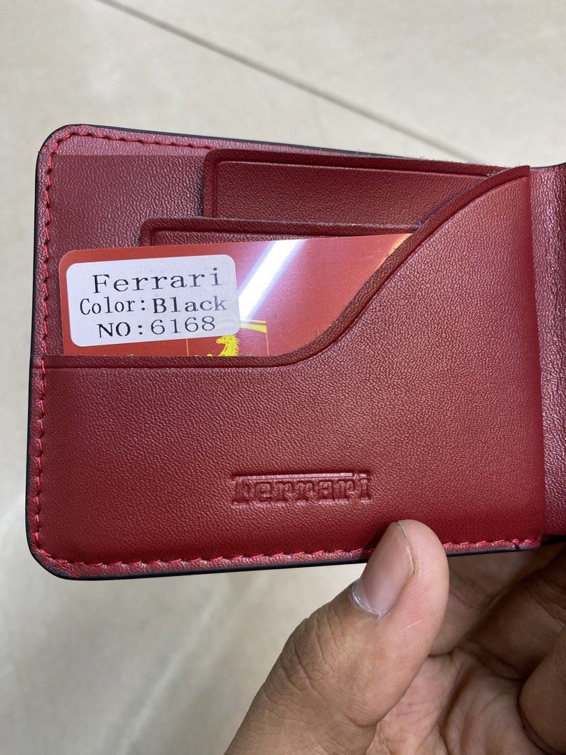 Ferrari Bifold Wallet (Category: Wallets & Card Holders) located in Manila. Submitted by l.amnlgarments (Listing ID 1464738024, Image 3). Description: PU (Faux) Leather.