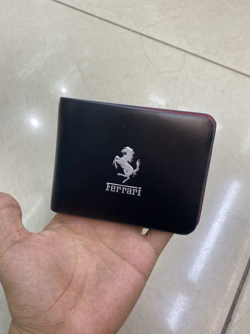 Ferrari Bifold Wallet (Category: Wallets & Card Holders) located in Manila. Submitted by l.amnlgarments (Listing ID 1464738024, Image 1). Description: PU (Faux) Leather.
