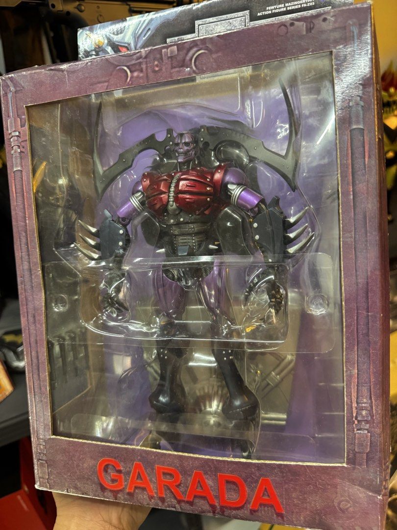 Fewture Garada (Mazinger z) (Category: Figurines & Statues) located in Paranaque City. Submitted by icko007 (Listing ID 1464747142, Image 2). Description: Fewture Garada Misb Price 6.5k Only Dibs now Pay now / No Rush Shipping Location Paranaque Payment Gcash/Bpi Shipping Lalamove/Lbc Buyers Risk / Fee ‼️Seller is not responsible for: lost, stolen, or damaged packages..