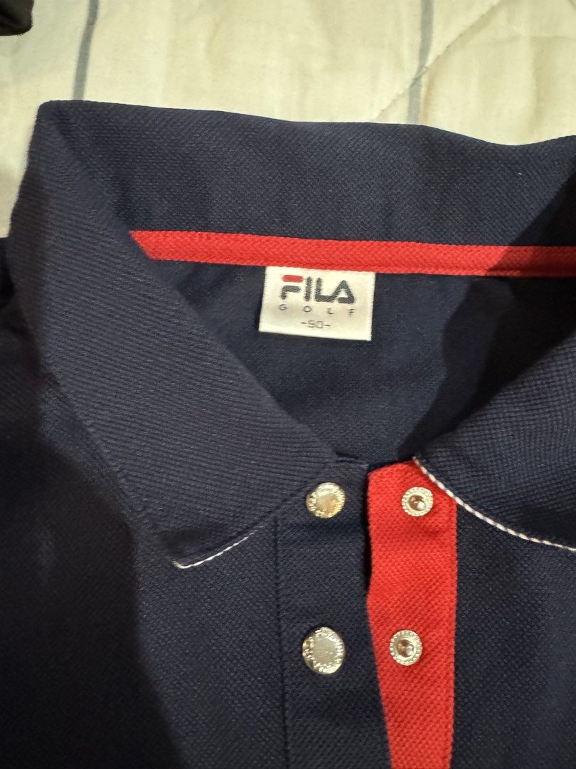 Fila Golf Polo Women (Category: Activewear) located in Manila. Submitted by lenseyyen (Listing ID 1464729255, Image 3). Description: Take All! 2 Fila Golf Polo for Women Short sleeves - Like new! - 16x21 Long sleeves - Well used - 16x21 Take all! .