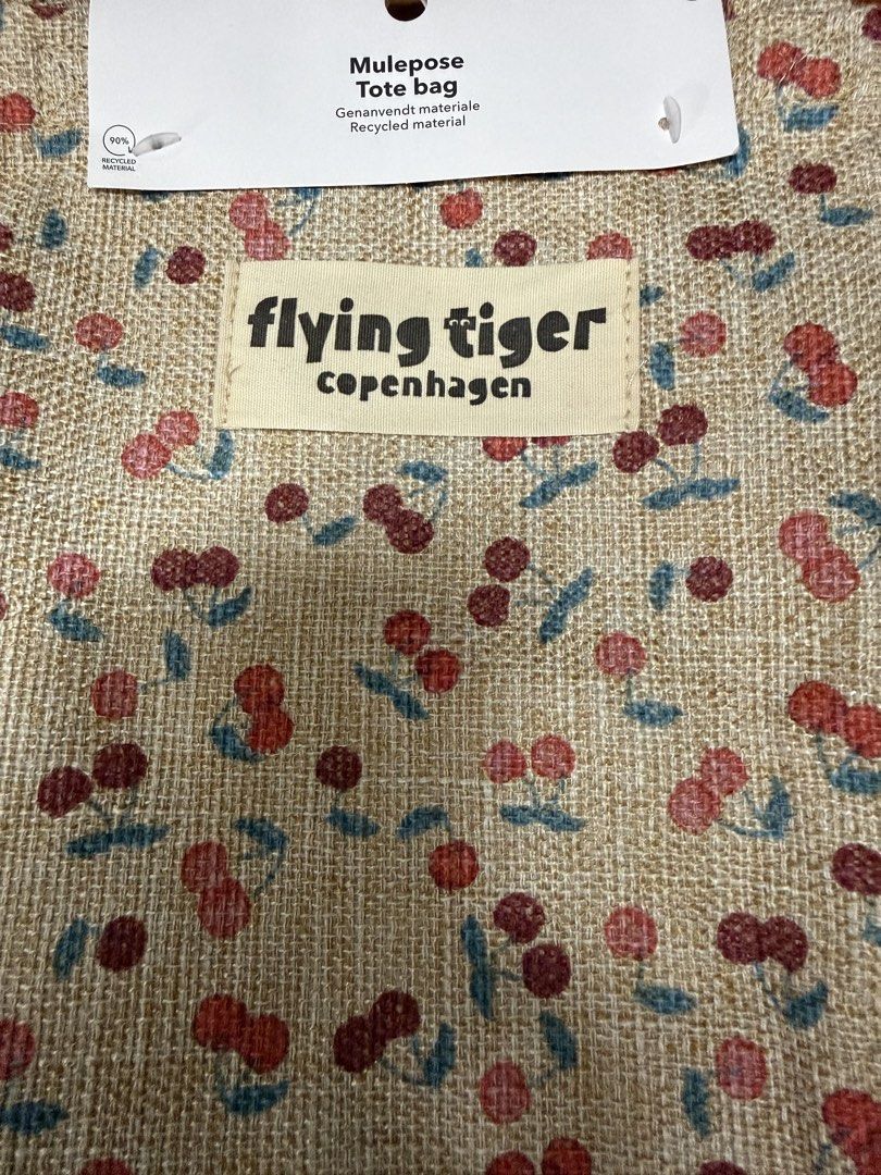 Flying Tiger Copenhagen Cherry Tote Bag EcoBag (Category: Tote Bags) located in Manila. Submitted by a.c.shop (Listing ID 1464590366, Image 2). Description: .