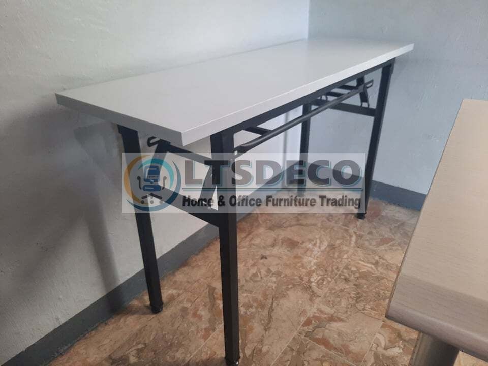 FOLDING TABLE OFFICE FURNITURE (Category: Office Furniture & Fixtures) located in Quezon City. Submitted by meril.ltsdeco09 (Listing ID 1464595148, Image 2). Description: 📌Please note: Prices shown are for reference only 📌STARTING PRICE: ₱5,000 Actual price may vary depending on size, material, quantity, and specifications. LTSDECO Home and Office Furniture Trading MANUFACTURER • FABRICATOR • SUPPLIER 📲 V i b e r : +63 923 841 8065 HIGHER PRIC