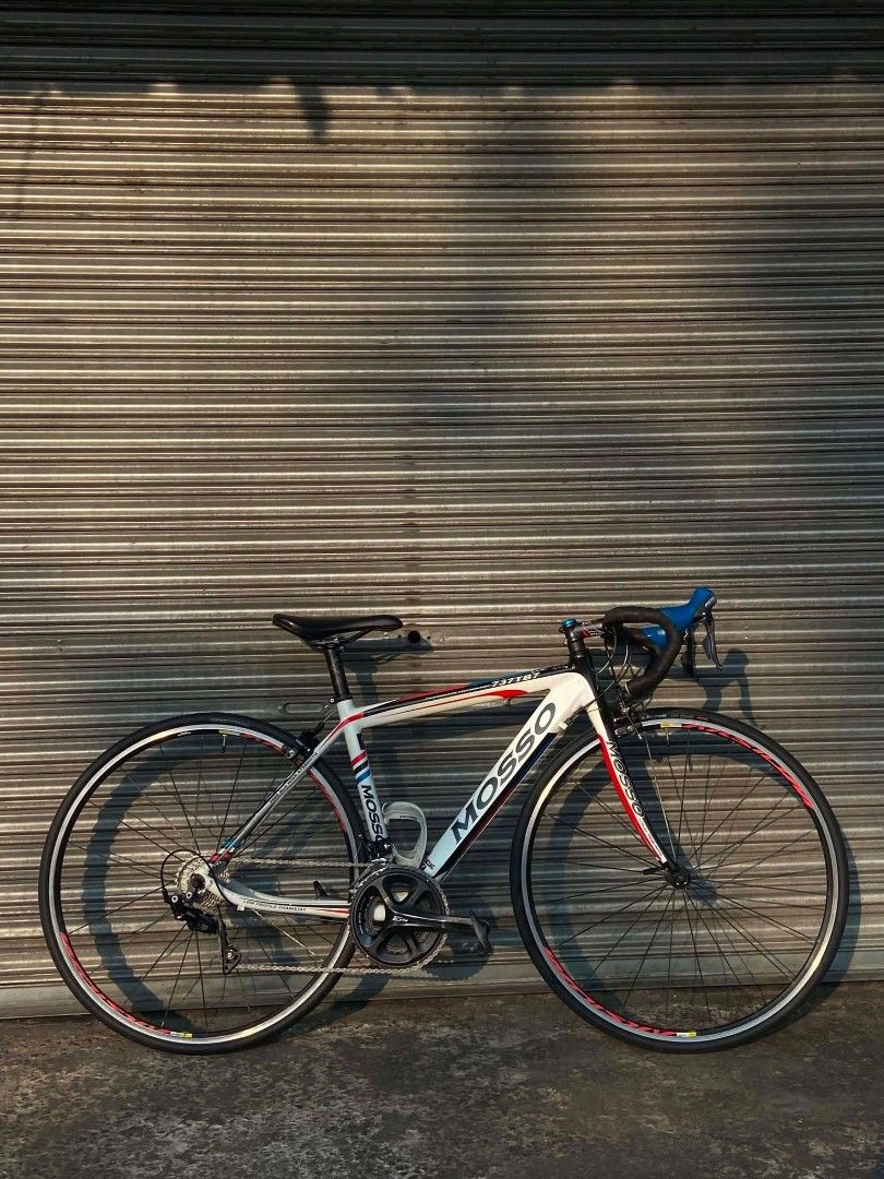 FOR SALE Mosso 737TB7 WB! (Category: Bicycles) located in Manila. Submitted by javaa_ (Listing ID 1464695331, Image 2). Description: FOR SALE Mosso 737TB7 frame set Fsa headset Aeroic saddle Truvative seatpost Carbon dropbar Straight Shimano 105 R5700 group set x R7000 RD bnew Legit mavic askum wheel set 90% brake line New tires choyang shark skin Freebie Shimano r540 cleats pedal Issue small dents sa frame Asking price 20k slightly negotiable Pm