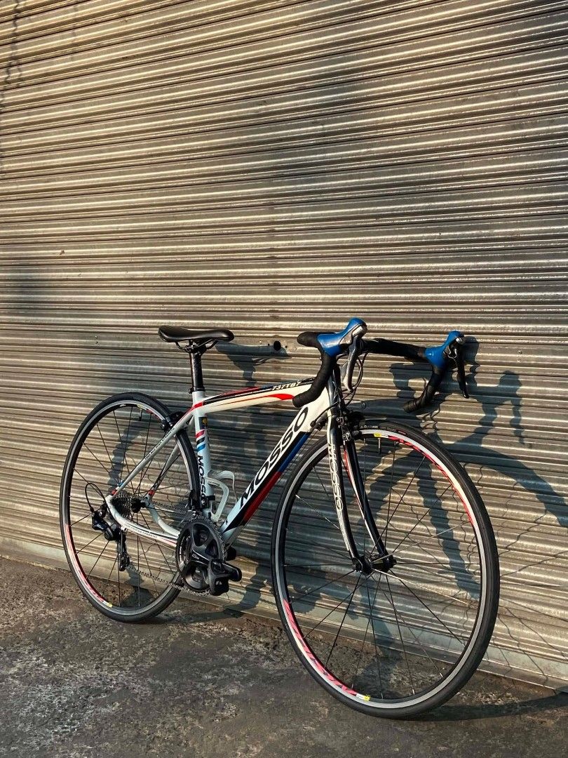 FOR SALE Mosso 737TB7 WB! (Category: Bicycles) located in Manila. Submitted by javaa_ (Listing ID 1464695331, Image 3). Description: FOR SALE Mosso 737TB7 frame set Fsa headset Aeroic saddle Truvative seatpost Carbon dropbar Straight Shimano 105 R5700 group set x R7000 RD bnew Legit mavic askum wheel set 90% brake line New tires choyang shark skin Freebie Shimano r540 cleats pedal Issue small dents sa frame Asking price 20k slightly negotiable Pm