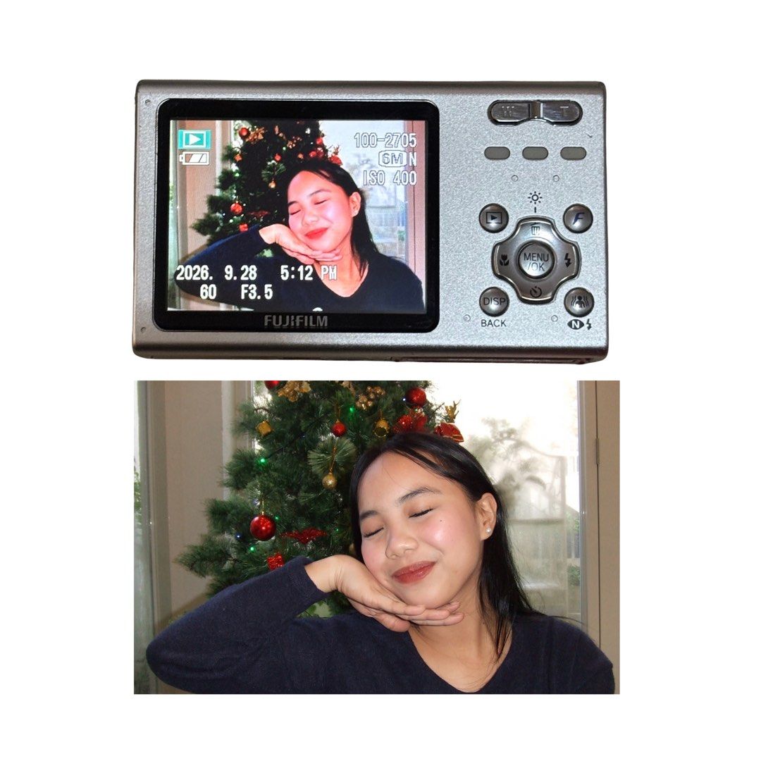 Fujifilm FinePix Z5fd Pink Digital Camera (Category: Cameras) located in San Fernando. Submitted by digixtwintales (Listing ID 1464745064, Image 3). Description: 𝗙𝗨𝗝𝗜𝗙𝗜𝗟𝗠 FinePix 𝗭𝟱𝗙𝗗 used / #preowned ◡̈ 🏷️ ₱ 𝟰,𝟰𝟵𝟵 𝘖𝘗𝘌𝘙𝘈𝘛𝘐𝘖𝘕 𝘊𝘖𝘕𝘍𝘐𝘙𝘔𝘌𝘋: 𝘧𝘭𝘢𝘴𝘩, 𝘴𝘩𝘶𝘵𝘵𝘦𝘳, 𝘻𝘰𝘰𝘮, & 𝘰𝘵𝘩𝘦𝘳 𝘣𝘶𝘵𝘵𝘰𝘯𝘴 𝘢𝘳𝘦 𝘢𝘭𝘭 𝘸𝘰𝘳𝘬𝘪𝘯𝘨. [2 UNITS AVAILABLE] unit 1: 9/10 body condition - side metal plate is lifted unit 2