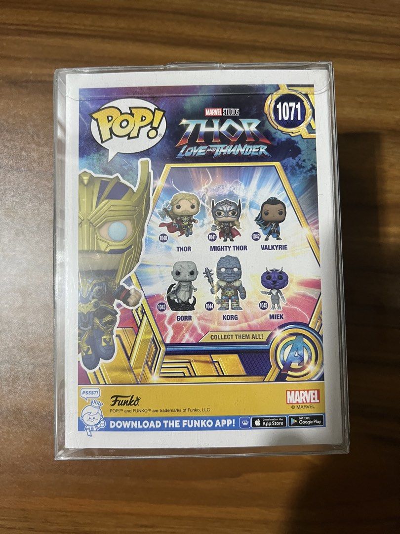 Funko Pop: Thor MCC (Category: Action & Battle Toys) located in Pasig City. Submitted by allukaxkillua (Listing ID 1464714283, Image 3). Description: For Sale Funko Pop: Thor MCC Price: ₱500 Condition: 9/10 *with protectors Location: Caniogan, Pasig City, Metro Manila MoD: Lalamove, Grab or any same day delivery booking app (buyer’s booking); J&T (payment first) MoP: GCash, Maribank, UnionBank, Maya *shipping is buyer’s risk and expense Pm if int