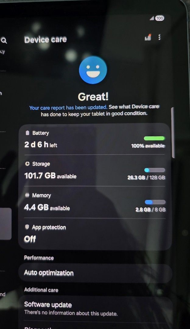 Galaxy Tab S10 fe 5g (Category: Android) located in Las Pinas. Submitted by mama.tina (Listing ID 1464612948, Image 3). Description: Slightly Used Galaxy Tab S10 FE 5G UNIT ONLY NO BOX NO CHARGER NO WARRANTY 99.9% SMOOTH.