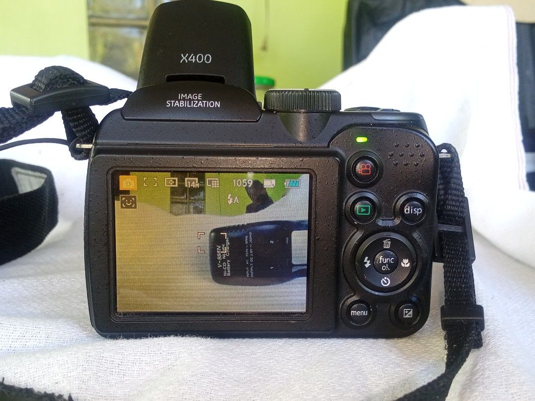 GE X400 Digital Camera (Category: Cameras) located in Minglanilla. Submitted by keith_digicams (Listing ID 1464720308, Image 2). Description: 📸 GE X400 Digital Camera 💰 Price: ₱4500 Selling my GE X400 Digital Camera! Perfect for casual photography, travel, and everyday use. Great for anyone looking for a camera with a powerful zoom. Specifications: * 14.1 Megapixels * 26x Optical Zoom * 3-inch LCD Screen * 720p HD Video Recording * 27mm Wide-An