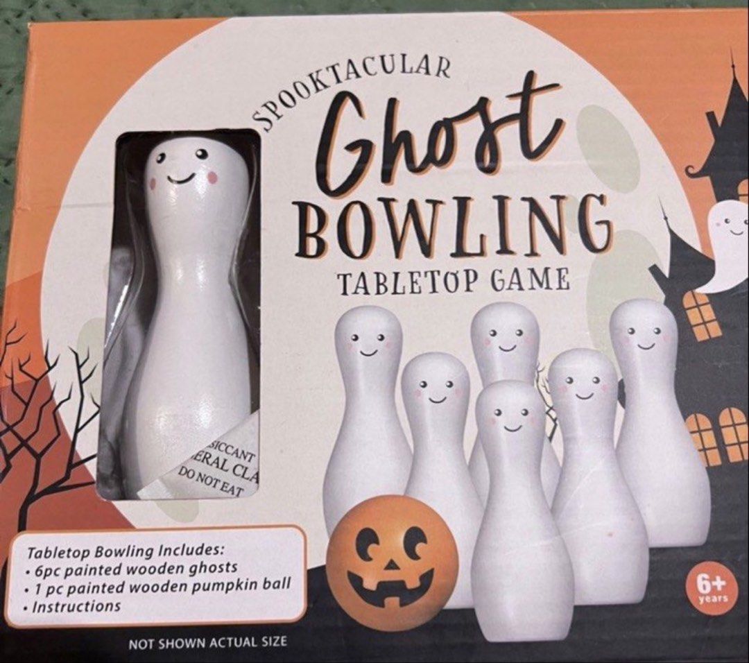 Ghost bowling Toys 🇺🇸 halloween (Category: Educational & Learning Toys) located in Paranaque City. Submitted by arianem031087 (Listing ID 1464593815, Image 1). Description: Wood.