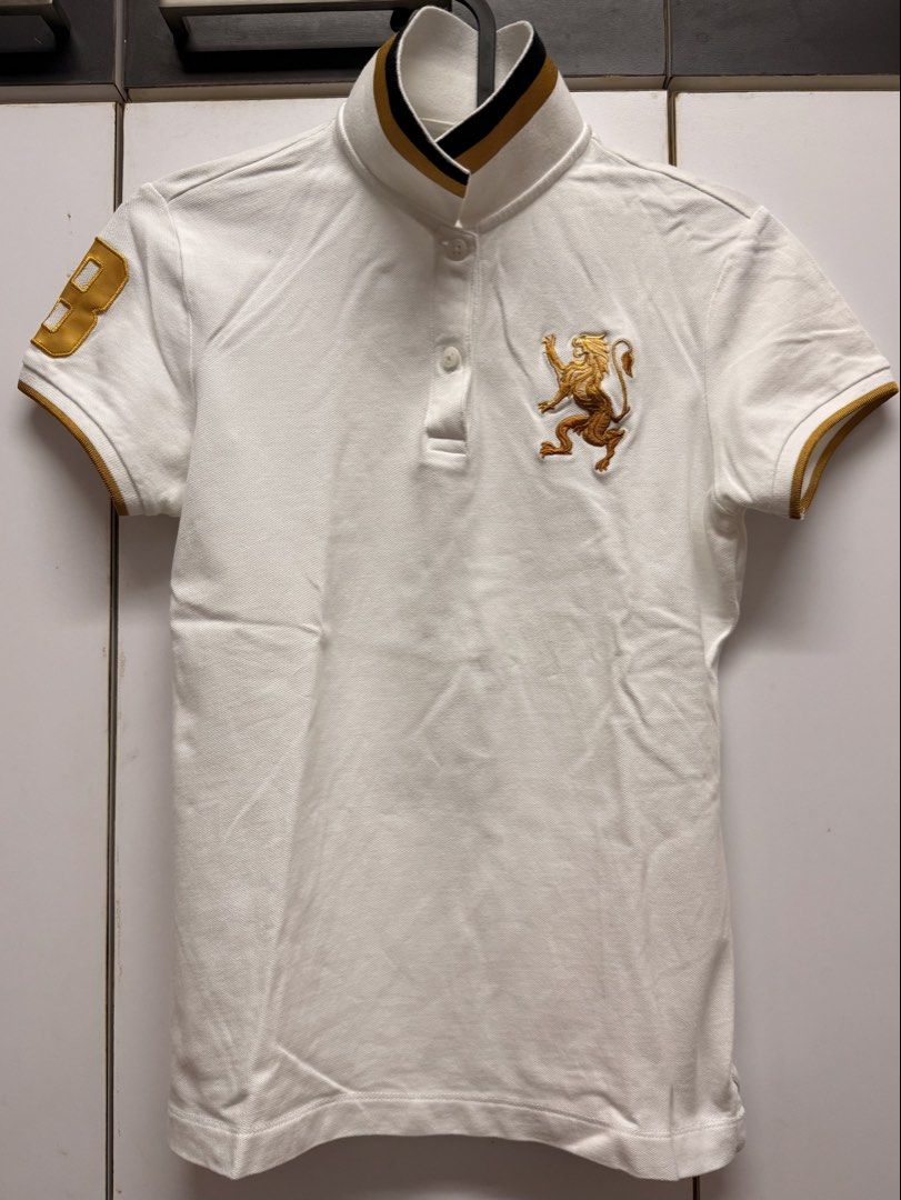 Giordano White and gold collared Shirt (Category: Shirts) located in Quezon City. Submitted by mine4now (Listing ID 1464632940, Image 1). Description: What : Giordano white collared shirt Origin: Giordano Philippines Size: Small Condition: Lightly Used. Washable and not really noticeable stains are due to storage. Shirt is in overall good condition.Stains and all. RFS: Closet Clean up Shipping fee: PAID by the buyer No: COD Courier: lbc, grab or 