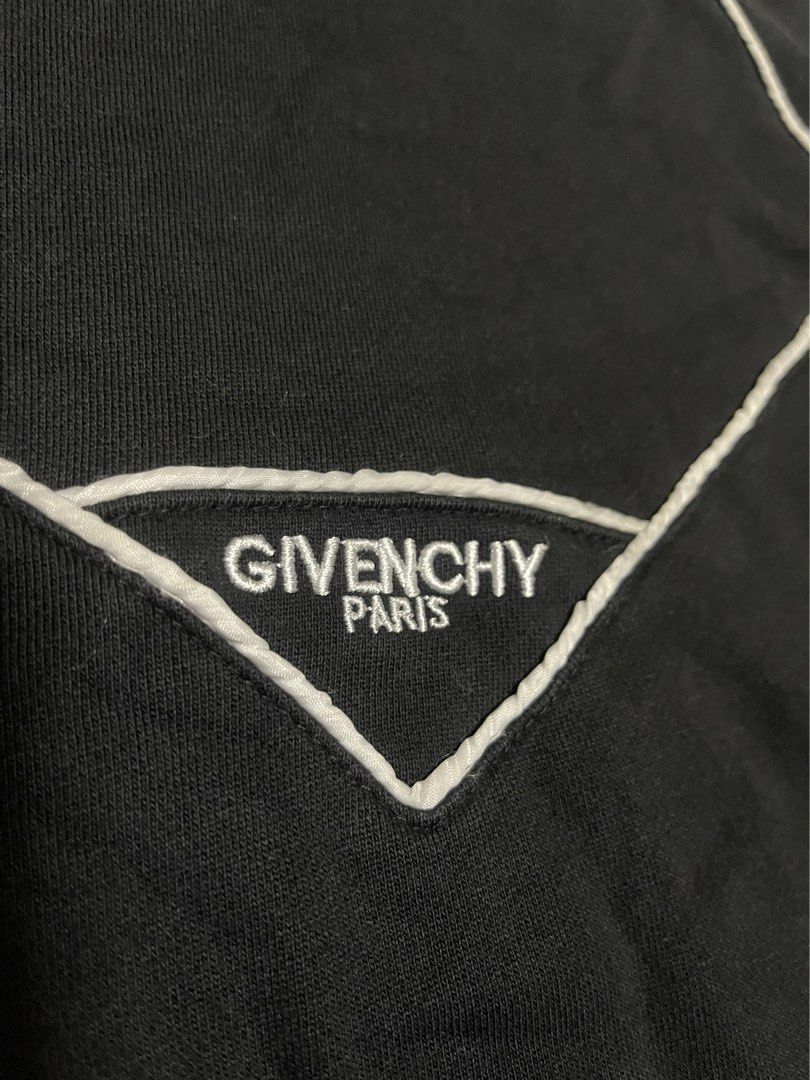Givenchy Embroidered Hoodie Jacket (Category: Luxury Apparel) located in Bulacan. Submitted by sanjisthrift (Listing ID 1464743706, Image 3). Description: Size Small Width 20 Length 25 Very Good Condition 9/10.