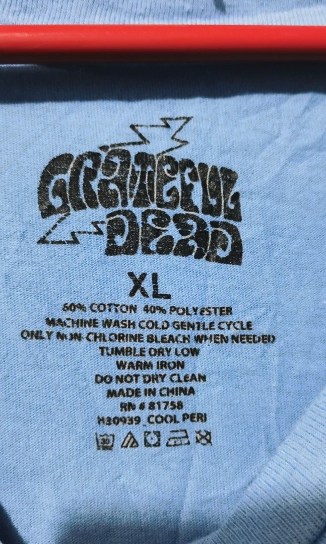 Greatful Dead (Category: Tshirts & Polo Shirts ) located in San Jose. Submitted by thrift_ni_sir (Listing ID 1464716961, Image 3). Description: Good condition MOP gcash MOD j&t Add shipping fee No penhole.