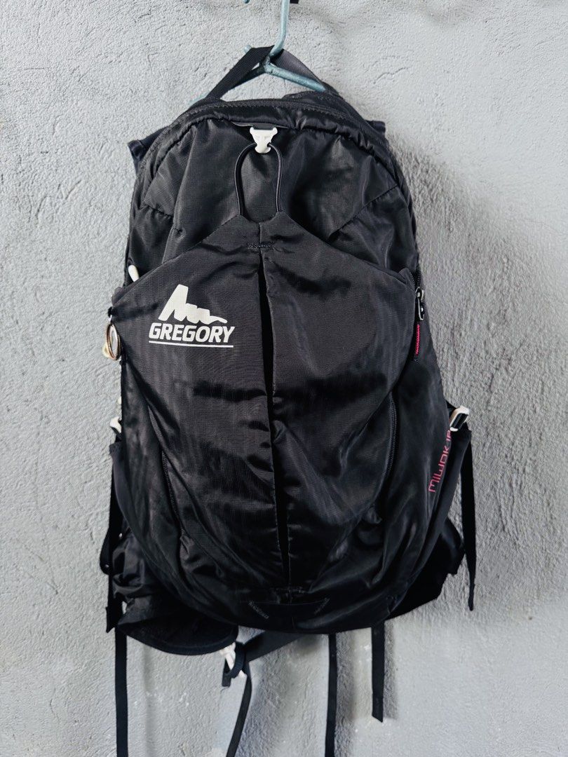 Gregory Miwok 18 Backpack Black (Category: Backpacks) located in Roxas City. Submitted by patsquarephantz (Listing ID 1464663610, Image 1). Description: - Gregory Miwok 18 backpack - Color: Black - Ideal for day hikes and travel - Lightweight and durable material - Multiple pockets for organization - Adjustable straps for comfortable fit - Smooth working zippers.