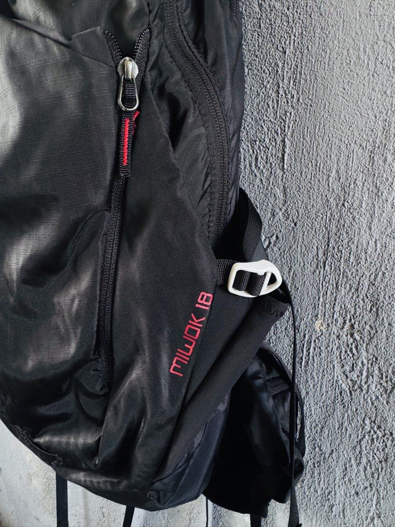 Gregory Miwok 18 Backpack Black (Category: Backpacks) located in Roxas City. Submitted by patsquarephantz (Listing ID 1464663610, Image 2). Description: - Gregory Miwok 18 backpack - Color: Black - Ideal for day hikes and travel - Lightweight and durable material - Multiple pockets for organization - Adjustable straps for comfortable fit - Smooth working zippers.