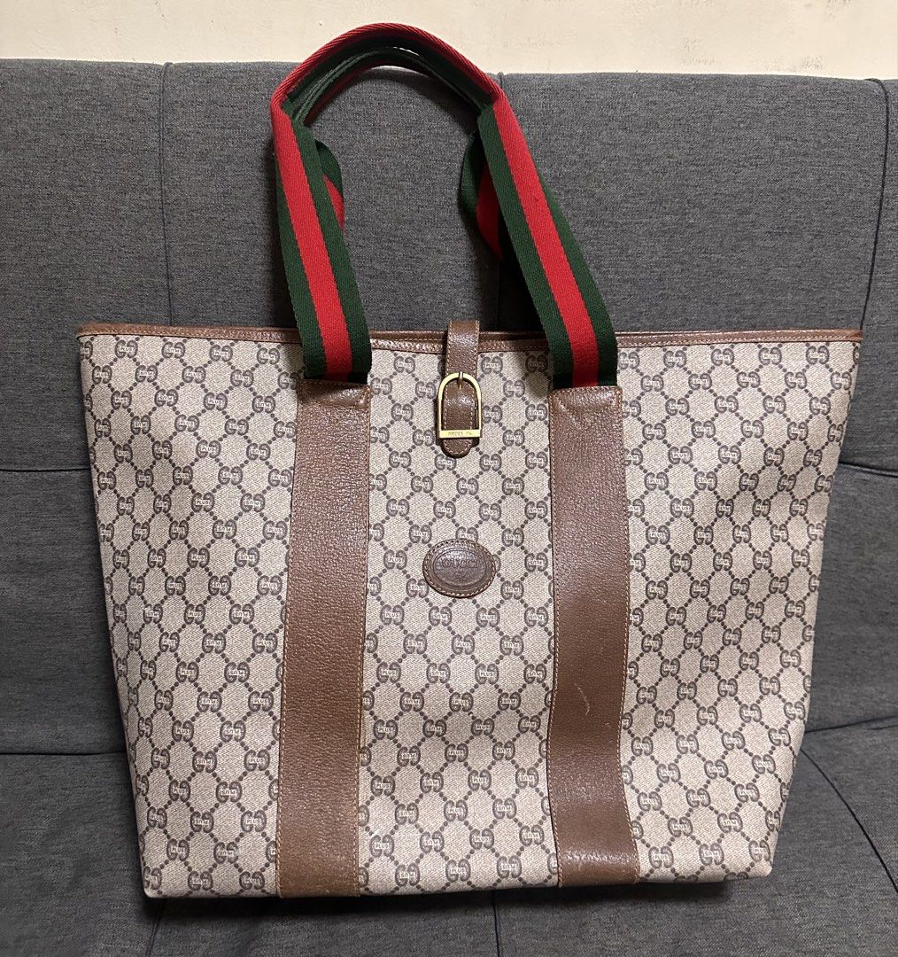 Gucci Plus GG Monogram Tote (Category: Tote Bags) located in Batangas. Submitted by stopandshopforluxury (Listing ID 1464650417, Image 1). Description: Guaranteed original 💯 Vintage No flaws.