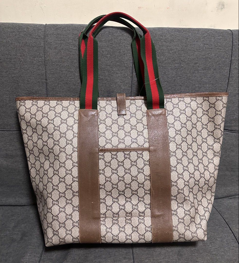 Gucci Plus GG Monogram Tote (Category: Tote Bags) located in Batangas. Submitted by stopandshopforluxury (Listing ID 1464650417, Image 2). Description: Guaranteed original 💯 Vintage No flaws.