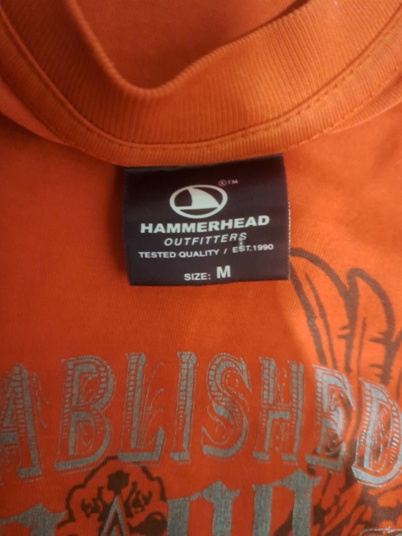 Hammehead graphic T-shirt Red established 1990 Medium (Category: Tshirts & Polo Shirts ) located in Cagayan de Oro. Submitted by ka1zenn (Listing ID 1464676062, Image 3). Description: .