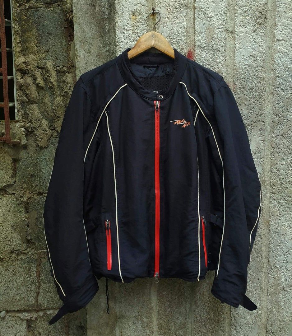 Harley Davidson Riding jacket (Category: Coats, Jackets and Outerwear) located in Manila. Submitted by norathrifted (Listing ID 1464768632, Image 1). Description: Harley Davidson Riding jacket Size: Large W-22 L-26 excellent condition.