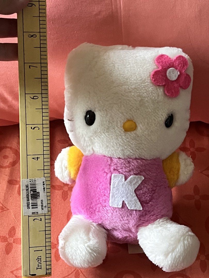 Hello kitty classic pink w letter K PLUSH (Category: Plushies & Soft Toys) located in Paranaque City. Submitted by bonsaiart (Listing ID 1464631827, Image 2). Description: Pre owned Good condition 850+sf Payment via gcash or paymaya Shipping via J&t.
