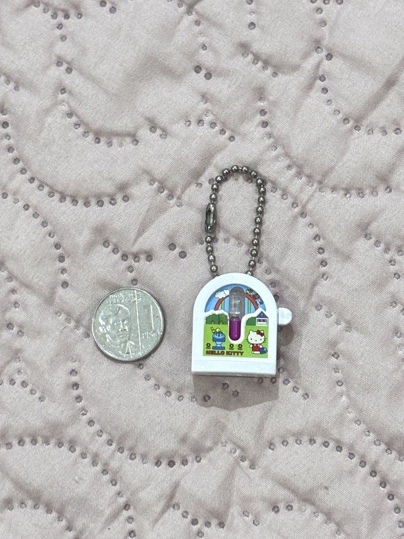 Hello kitty gachapon keychain charm (Category: Interactive Toys) located in Manila. Submitted by shk_20 (Listing ID 1464575791, Image 2). Description: Mop: GCASH SHIPPING : J&T.