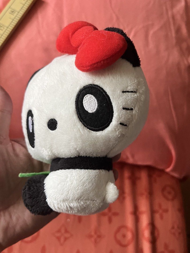 Hello kitty panda plush (Category: Plushies & Soft Toys) located in Paranaque City. Submitted by bonsaiart (Listing ID 1464592966, Image 2). Description: Pre owned Good condition No etiketa / tag 785+sf Payment via gcash or paymaya Shipping via j&t.
