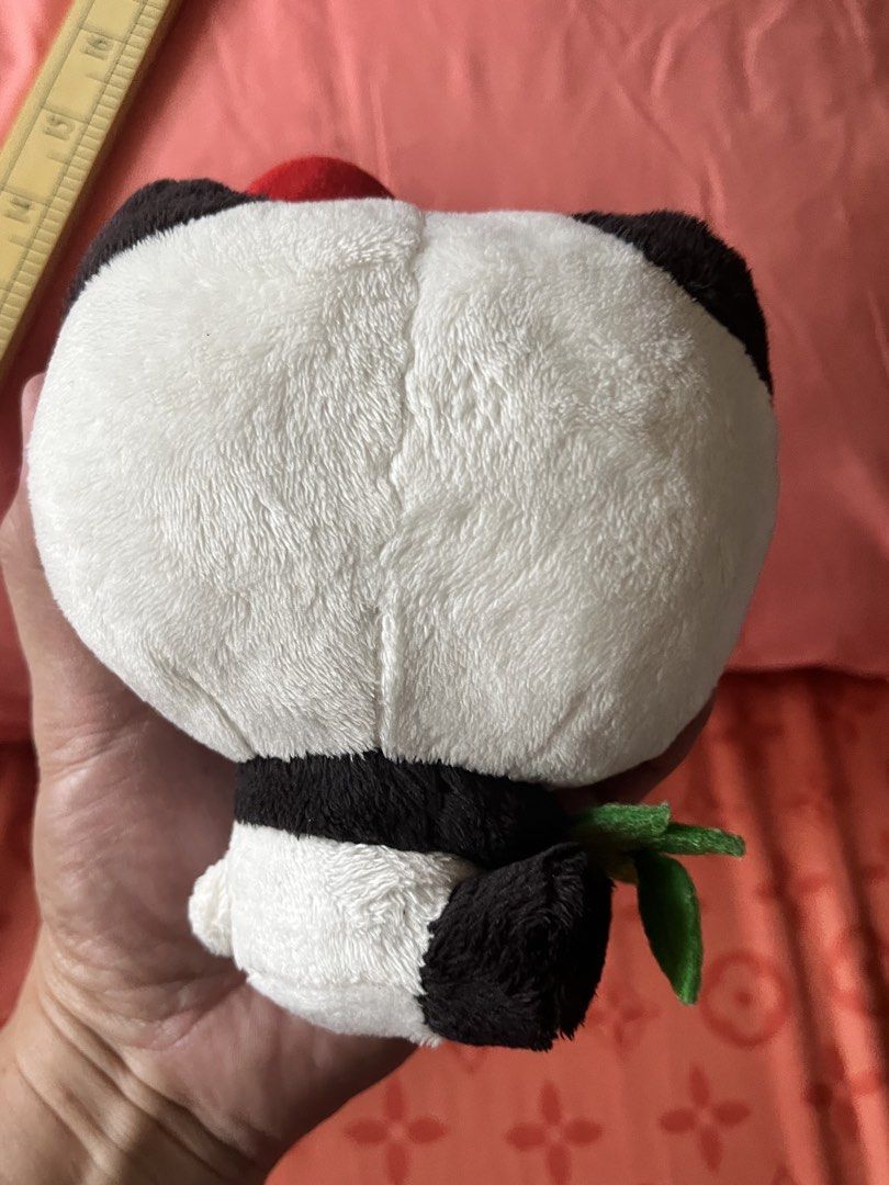 Hello kitty panda plush (Category: Plushies & Soft Toys) located in Paranaque City. Submitted by bonsaiart (Listing ID 1464592966, Image 3). Description: Pre owned Good condition No etiketa / tag 785+sf Payment via gcash or paymaya Shipping via j&t.