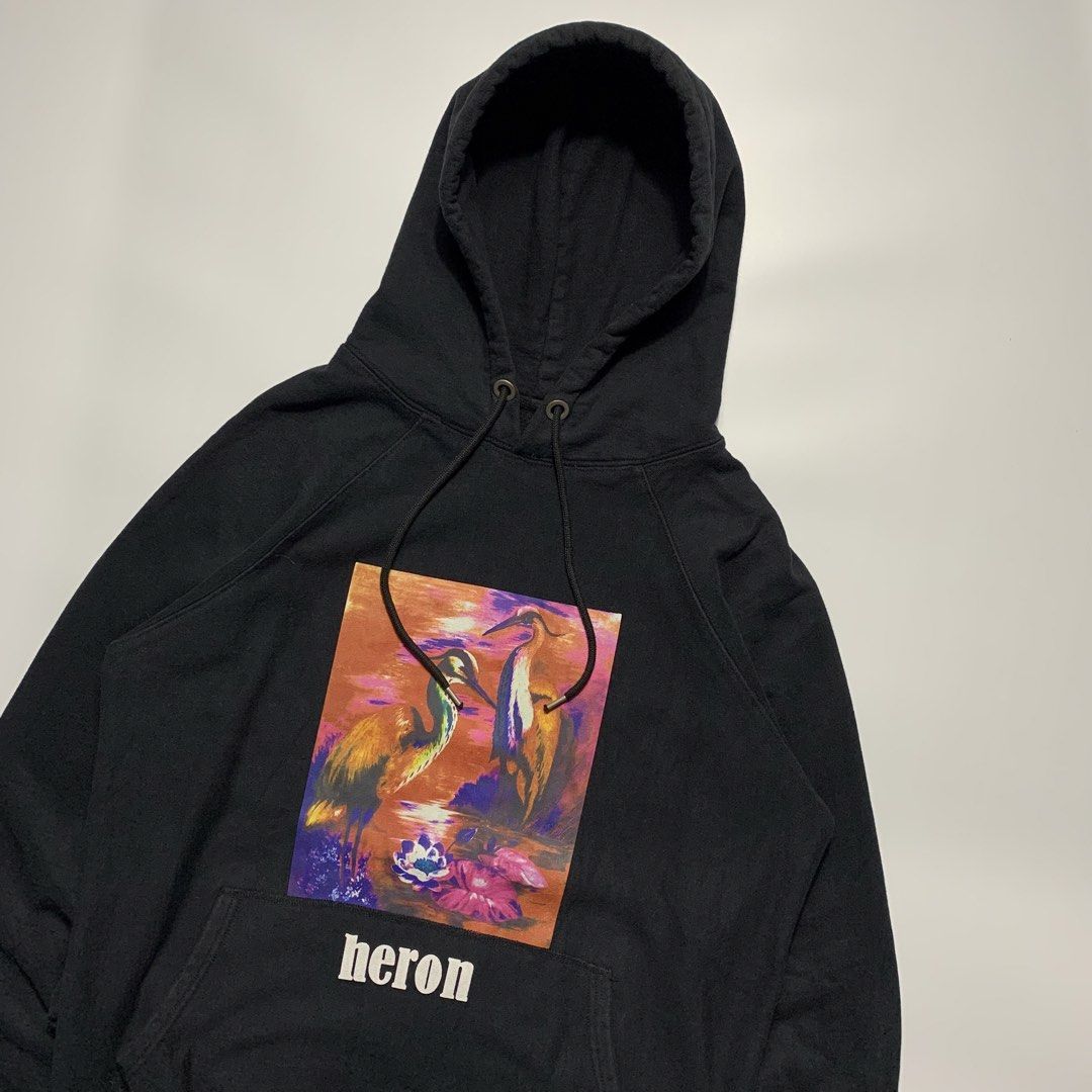 Heron Preston hoodie Jacket (Category: Hoodies) located in Natividad. Submitted by endsource.ph (Listing ID 1464642497, Image 2). Description: Heron Preston hoodie Jacket ‎_____________ ‎Size: M on tag can fit Large mens ‎Width : 23.5 ‎Length: 28.5 ‎Shoulder: 22 ‎Sleeves: 28 ‎(actual dimension) ‎______________ ‎Like New Condition ‎(use once or twice) ‎Lightly Used Condition ‎(used w/care) ‎______________ ‎Issue: lost stitches ‎Colors may vary due