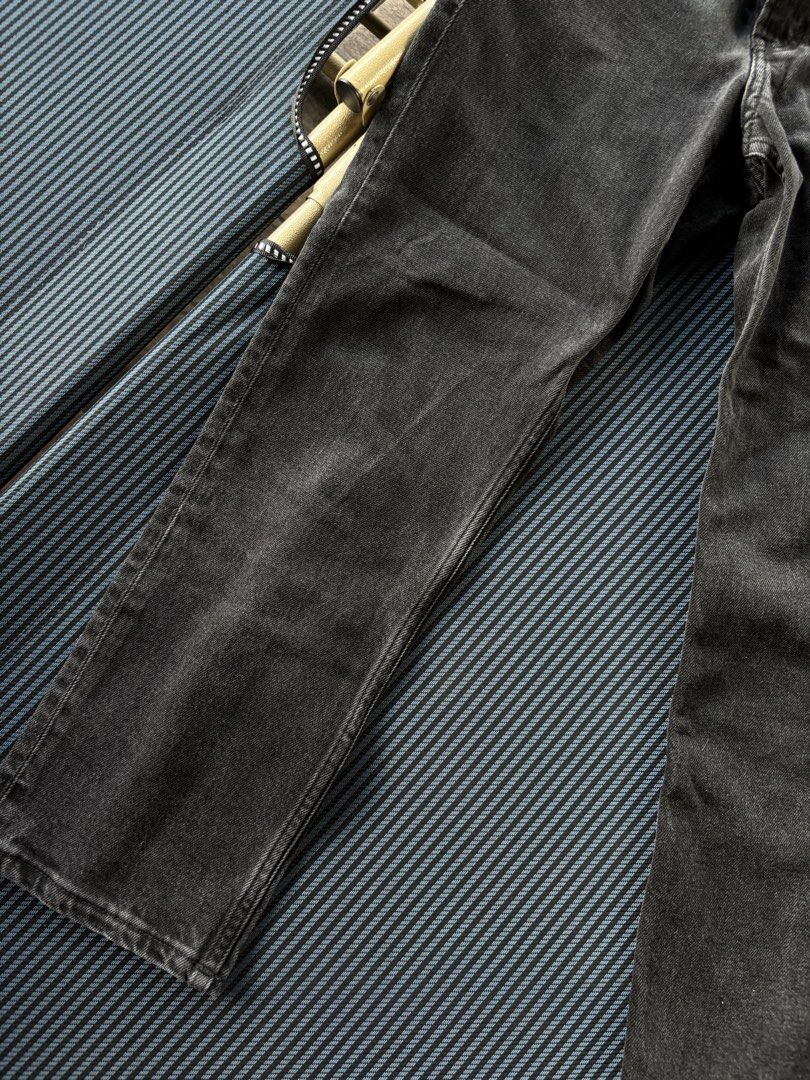H&M Slim Straight Black Denim Jeans (Category: Jeans) located in Baguio. Submitted by pinkynj (Listing ID 1464656100, Image 2). Description: - H&M Black Slim Straight Jeans - Regular waist - Ankle length - Made from durable denim - Ideal for everyday wear - Effortlessly pairs with any top - Twice used only.