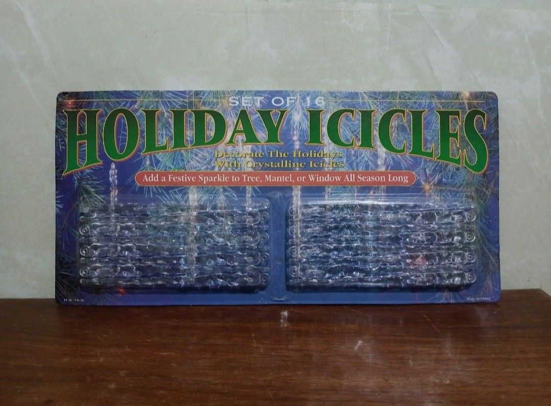 Holiday Icicles & Woolworth Christmas Decorations Set (Category: Vintage Collectibles) located in Bulacan. Submitted by honhonliz (Listing ID 1464686331, Image 2). Description: - Set of 16 Holiday Icicles - Includes 2 Woolworths Christmas Decorations: 1 Tree, 1 Angel - Original Packaging for all items - Ideal for decorating your home, tree, or mantelpiece - Adds sparkle and festive cheer to your holiday decor.