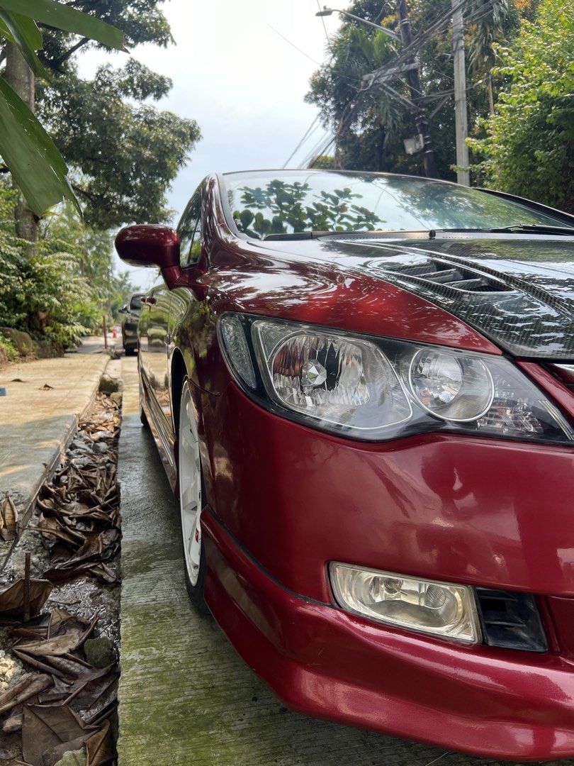 Honda Civic 1.8 (A) (Category: Used Cars) located in Manila. Submitted by cesqtie (Listing ID 1464751572, Image 2). Description: Honda civic fd 1.8 2007 model all stock engine registered until next year newly pms 94k legit odo automatic transmission fresh paint pwede sa maselan modulo bodykits octagon tails mugen racing seats android headunit volk te37 mags spare tire original enkei new battery motolite gold meron resibo for warranty 1week pa lan