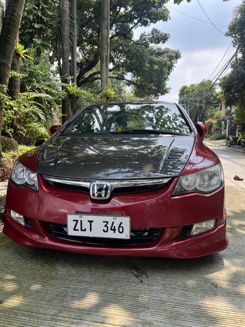 Honda Civic 1.8 (A) (Category: Used Cars) located in Manila. Submitted by cesqtie (Listing ID 1464751572, Image 1). Description: Honda civic fd 1.8 2007 model all stock engine registered until next year newly pms 94k legit odo automatic transmission fresh paint pwede sa maselan modulo bodykits octagon tails mugen racing seats android headunit volk te37 mags spare tire original enkei new battery motolite gold meron resibo for warranty 1week pa lan