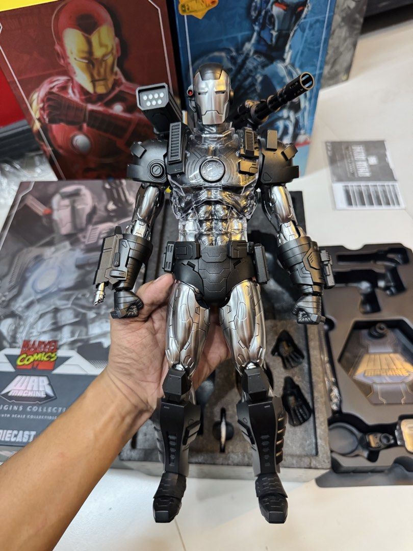 Hot toys Warmachine Comic (Category: Figurines & Statues) located in Paranaque City. Submitted by icko007 (Listing ID 1464746144, Image 3). Description: Hot toys Warmachine Comics Origin Bib in veryGood condition Price 13,999 Only Dibs now pay now / No Rush Shipping ‼️ Location Paranaque Payment Gcash/Bpi Shipping Lalamove/Lbc Buyers Risk / Fee ‼️Seller is not responsible for: lost, stolen, or damaged packages..