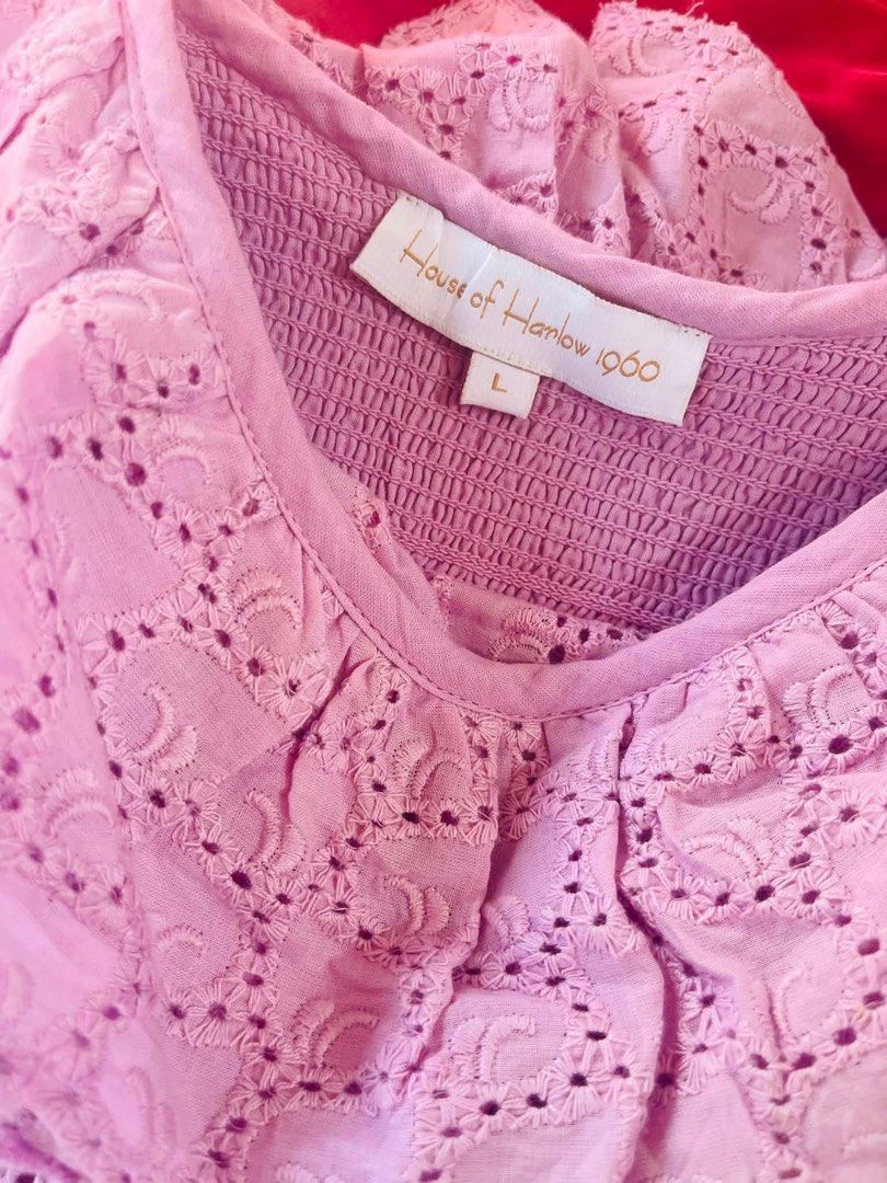 House of harlow (Category: Blouses) located in Manila. Submitted by highendcollection.wind (Listing ID 1464583663, Image 2). Description: House of Harlow eyelet top Can fit large to xl.