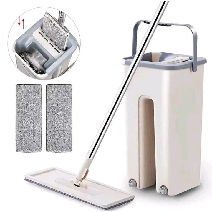 Housework Scratch Cleaning Mop with Self-Wringing Bucket (Category: Cleaning Tools & Supplies) located in Manila. Submitted by berdenmarl01688 (Listing ID 1464748253, Image 1). Description: - Dual-compartment bucket for effortless hands-free washing and drying - Includes highly absorbent microfiber mop pads that trap dirt effectively - Durable stainless steel handle dismantles easily for compact storage - Safe and efficient for all hard floors, t