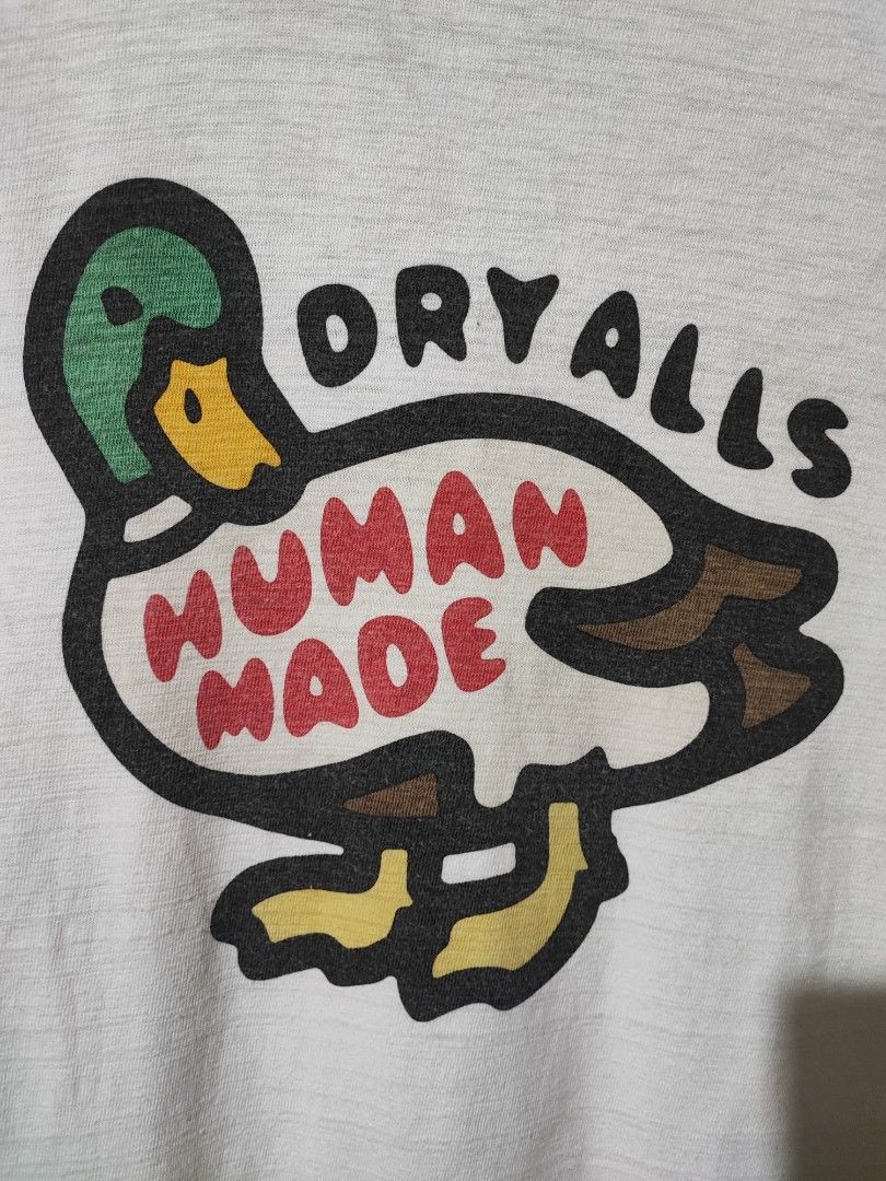 HUMAN MADE DRYALLS DUCK TEE AW20 (Category: Tshirts & Polo Shirts ) located in Iloilo. Submitted by gooddimes (Listing ID 1464751477, Image 3). Description: Human Made Dryalls Duck Tee AW20 Size on tag: Small Dimes: 18Wx25L Issue/s: None Color rate: 9.5/10 Excellent condition ₱1,299 Reminders: - All items are thrifted, please manage your expectations - Color may vary due to lighting - Please wash before using the item - Due to different personal 
