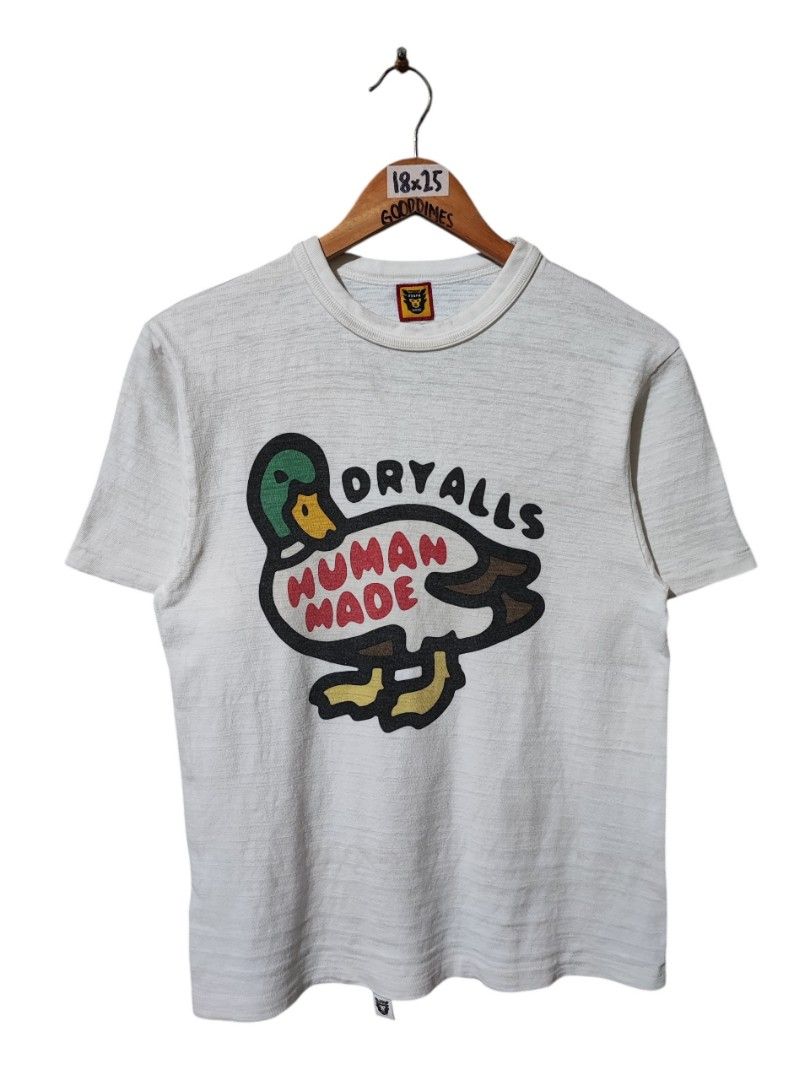 HUMAN MADE DRYALLS DUCK TEE AW20 (Category: Tshirts & Polo Shirts ) located in Iloilo. Submitted by gooddimes (Listing ID 1464751477, Image 1). Description: Human Made Dryalls Duck Tee AW20 Size on tag: Small Dimes: 18Wx25L Issue/s: None Color rate: 9.5/10 Excellent condition ₱1,299 Reminders: - All items are thrifted, please manage your expectations - Color may vary due to lighting - Please wash before using the item - Due to different personal 