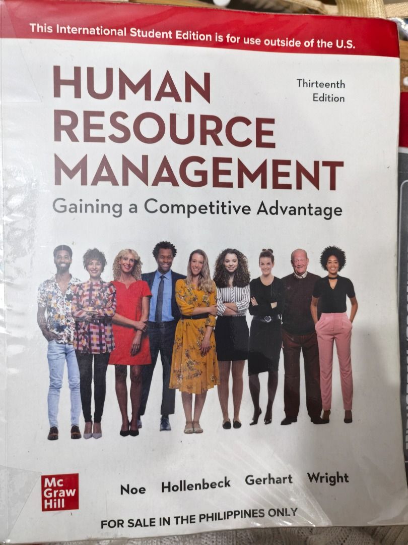 Human Resource Management (13th Edition) by Noe (Category: Textbooks) located in Caloocan City. Submitted by samantharain_0821 (Listing ID 1464727079, Image 1). Description: For Sale Psychology Book: ⭐ Human Resource Management (13th Edition) by Noe — 1,200 - with plastic cover - with pencil writings - with sticky notes (can be taken off) 📍 Location: Mandaluyong 🚛 MOD: Lalamove/ Flash Express/ J&T Express.