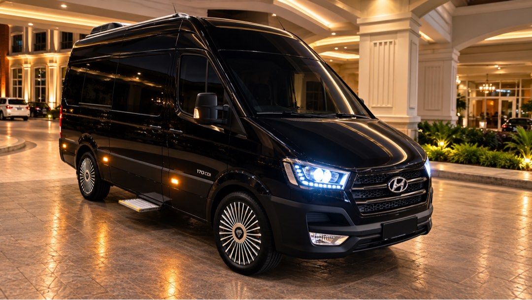 Hyundai H350 Minibus Manual (Category: Used Cars) located in Manila. Submitted by beatorres (Listing ID 1464602604, Image 3). Description: FOR SALE: 2018 Hyundai H350 Artista High-Roof VIP Van – ₱2.2M. Only 27,000 km, mileage guaranteed. Fully customized with approx. ₱1.5M in upgrades. 2.5L CRDi VGT turbo-diesel, 6-speed manual, rear-wheel drive. Premium leather captain seats with footrests, Smart TV with Netflix/YouTube, private comfort room, fr