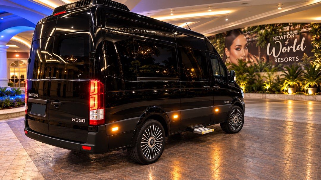 Hyundai H350 Minibus Manual (Category: Used Cars) located in Manila. Submitted by beatorres (Listing ID 1464602604, Image 2). Description: FOR SALE: 2018 Hyundai H350 Artista High-Roof VIP Van – ₱2.2M. Only 27,000 km, mileage guaranteed. Fully customized with approx. ₱1.5M in upgrades. 2.5L CRDi VGT turbo-diesel, 6-speed manual, rear-wheel drive. Premium leather captain seats with footrests, Smart TV with Netflix/YouTube, private comfort room, fr