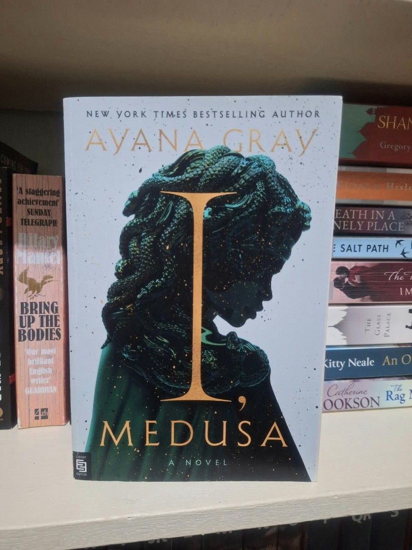 I, Medusa by Ayana Gray (Category: Storybooks) located in La Trinidad. Submitted by november001 (Listing ID 1464657042, Image 1). Description: I, Medusa by Ayana Gray (Like New) -Originally bought from Fully Booked -No annotations -Message for more pictures.