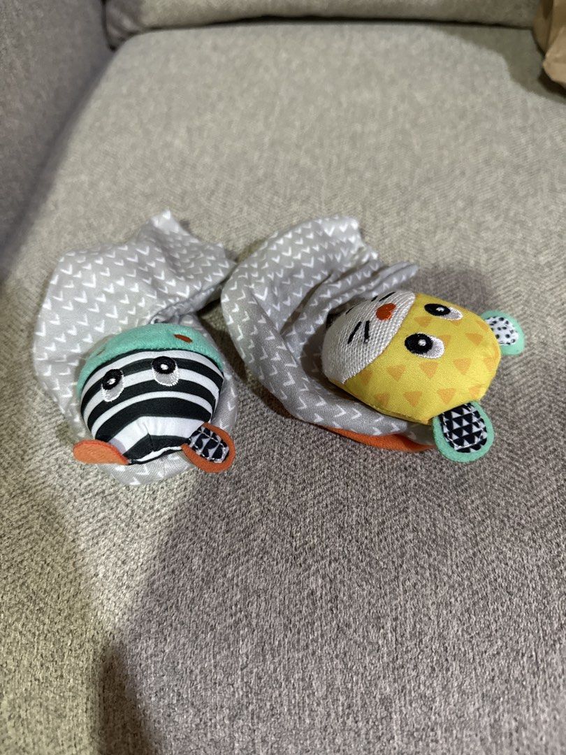 Infantino Foot Rattles (Category: Infant Playtime) located in Cebu City. Submitted by jillianmariebascones (Listing ID 1464690623, Image 3). Description: Barely used.