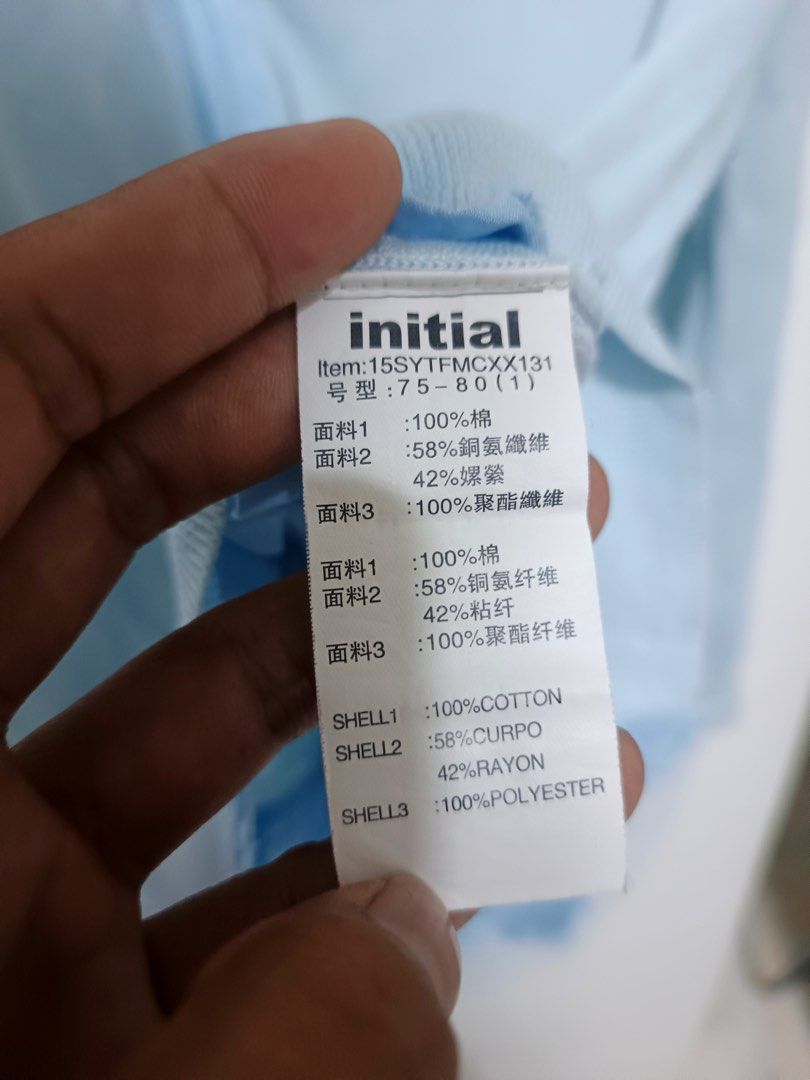 INITIAL (Category: Longsleeves) located in Dasmarinas. Submitted by jessputrages (Listing ID 1464743234, Image 3). Description: For sale INITIAL Excellent condition 400 plus shipping Pm for more detail.