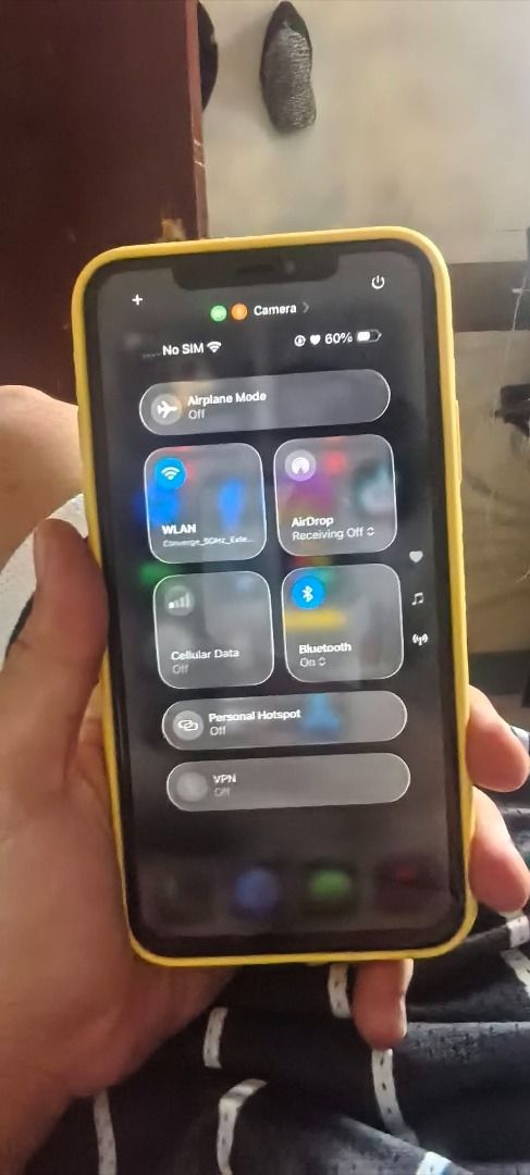 iPhone 11 promax (Category: iPhone 11 Series) located in Taguig. Submitted by slime824 (Listing ID 1464622756, Image 2). Description: - iPhone 11 Pro Max - 256GB storage - Comes with a vibrant yellow case - Running iOS 16.6 - Perfect for photos, videos, and daily tasks - Battery Health 100%.