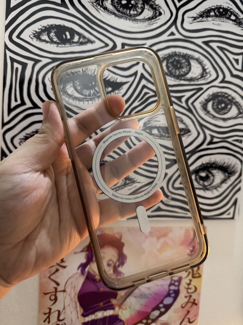 iPhone 15 Pro Max (Category: Cases & Sleeves) located in Bulacan. Submitted by eomma12 (Listing ID 1464717358, Image 2). Description: iPhone 15 Pro Max Tempered Glass Spigen Case Original 2 Case unused from tiktok Take all for 400 Pick up only..