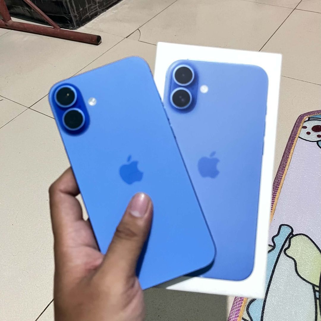 Iphone 16 Plus 128GB Ultramarine (Category: iPhone 16 Series) located in Tuguegarao City. Submitted by lemdulin_ (Listing ID 1464712871, Image 1). Description: "Helping a friend" Apple iPhone 16 Plus features a 6.7-inch Super Retina XDR OLED display, an Apple A18 chip, and an 8GB RAM setup. Item Details & Identification Model: iPhone 16 Plus Color: Ultramarine Storage Capacity: 128GB Model Number: MXVX3ZP/A (Model A3290) Serial Number: FP9760RHH0