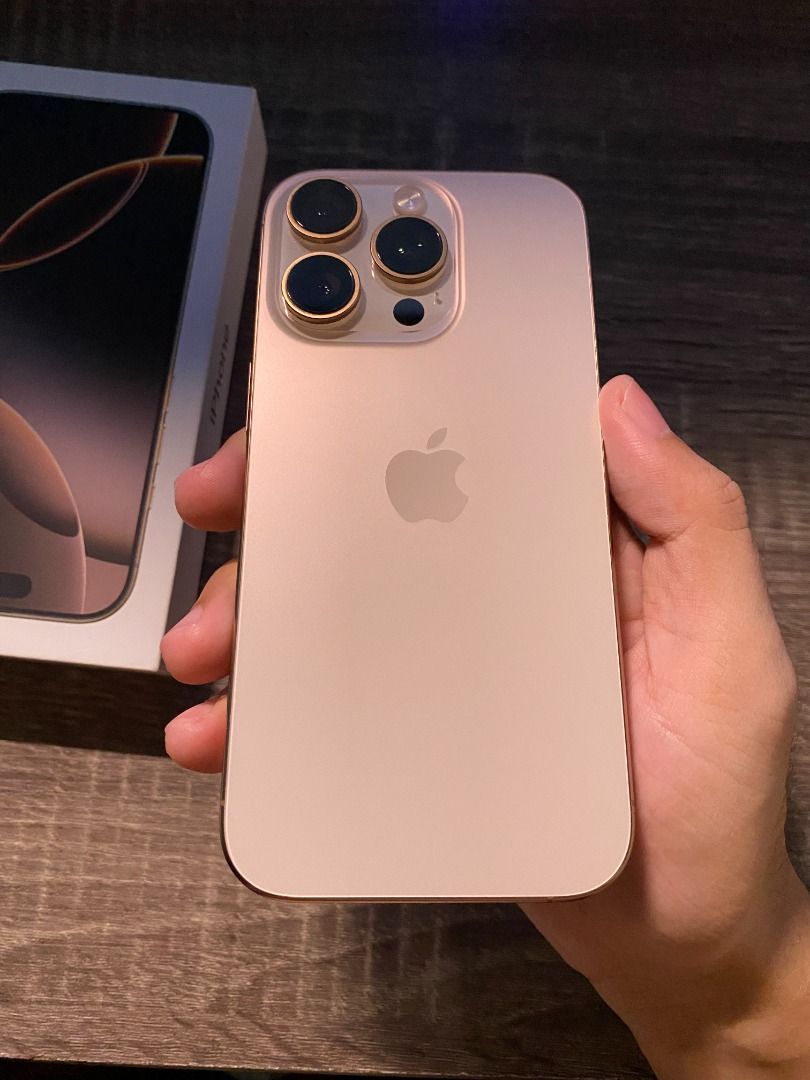 iPhone 16 Pro 128GB Desert Titanium (Category: iPhone 16 Series) located in Caloocan City. Submitted by ysn.alvin (Listing ID 1464719980, Image 1). Description: iPhone 16 Pro 128GB (Desert Titanium, ZP/A) Price: ₱50,000 (Bought for ₱76,990) - I may offer last price for sure buyers - 10/10 pristine, good as new (no scratches or dents) - Never opened, no history of repair - 92% Battery Health (Normal, 501 cycles) - Openline (Any SIM works) - No iCl