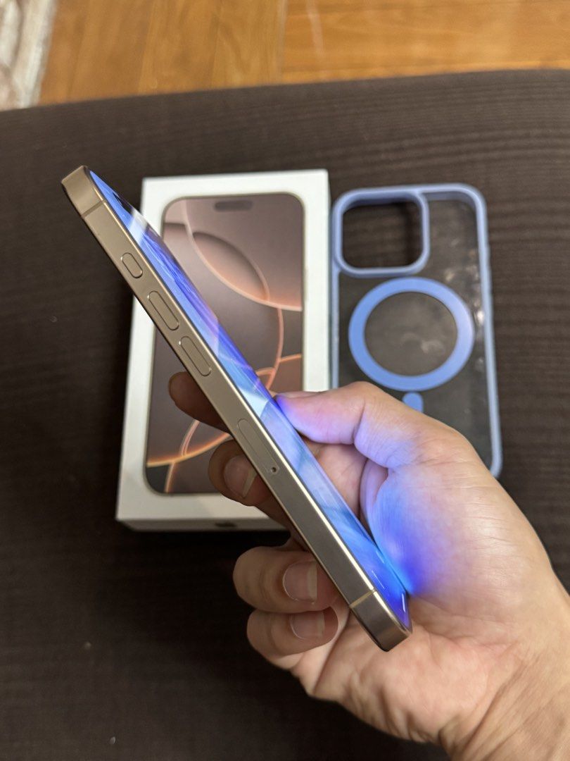 iPhone 16 Pro (Category: iPhone 16 Series) located in Caloocan City. Submitted by dreezz (Listing ID 1464617284, Image 2). Description: 37K LAST PRICE FIXED. Pass sa Barat/Lowballer❗️ iPhone 16 pro 128gb | Desert Titanium | Factory unlocked | 88% Battery health | No issue | No dents | No scratches | No history of repair Inclusions: Unit, rep box, case and cable Location: Sm fairview and Camarin north caloocan.